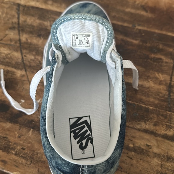 NIB VANS Old Skool Acid Denim (Denim/TruWht) - Picture 5 of 7